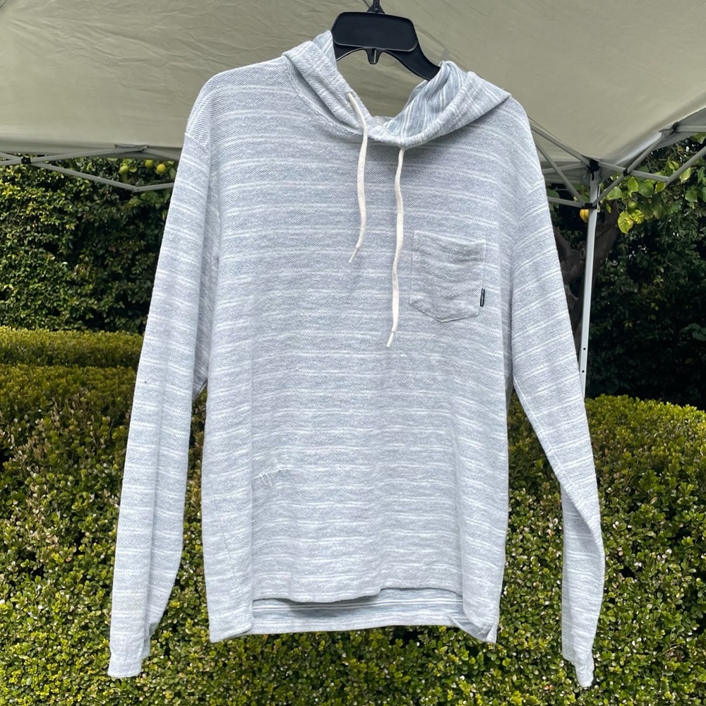 Men's Gray Hoodie Shirt